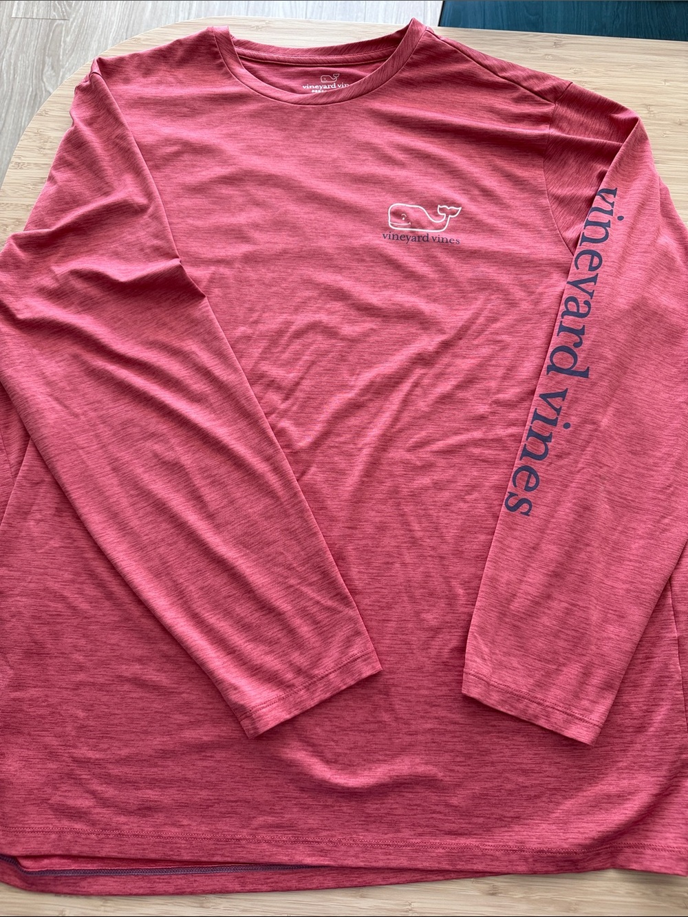 Vineyard Vines Men’s Long-Sleeve Tee - Coral